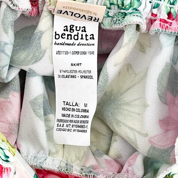 AUGA BENDITA X REVOLVE Rhea Crop Top Cooper Skirt Set Women’s Size S/M Conga - Picture 4 of 5